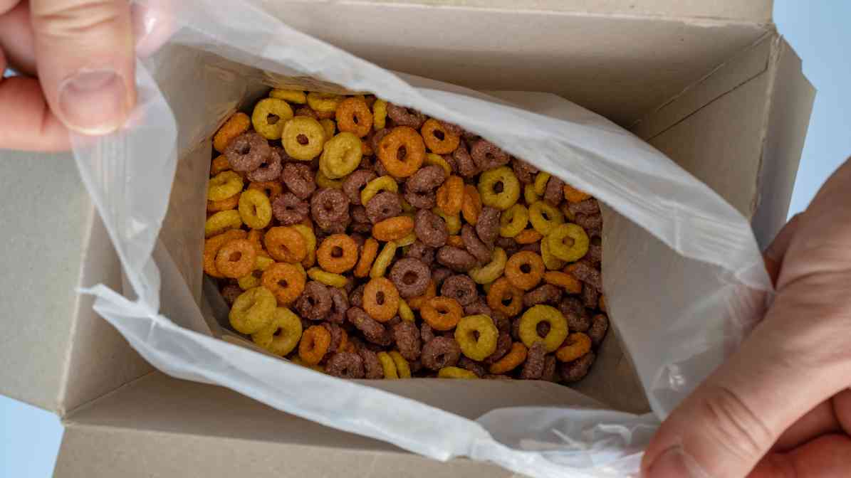 Book Lice on Cereal Box